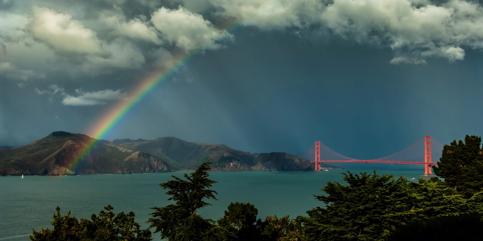 Golden Gate Clearing Storm