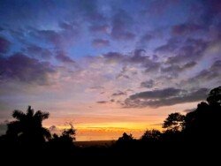 Pacific sunsets from the hills above Dominical